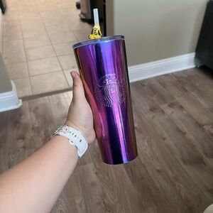 Metallic Starbucks tumbler